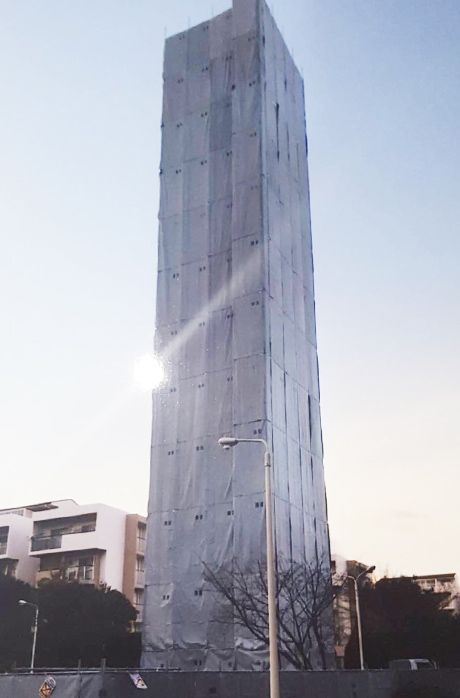 飛龍工業　解体足場